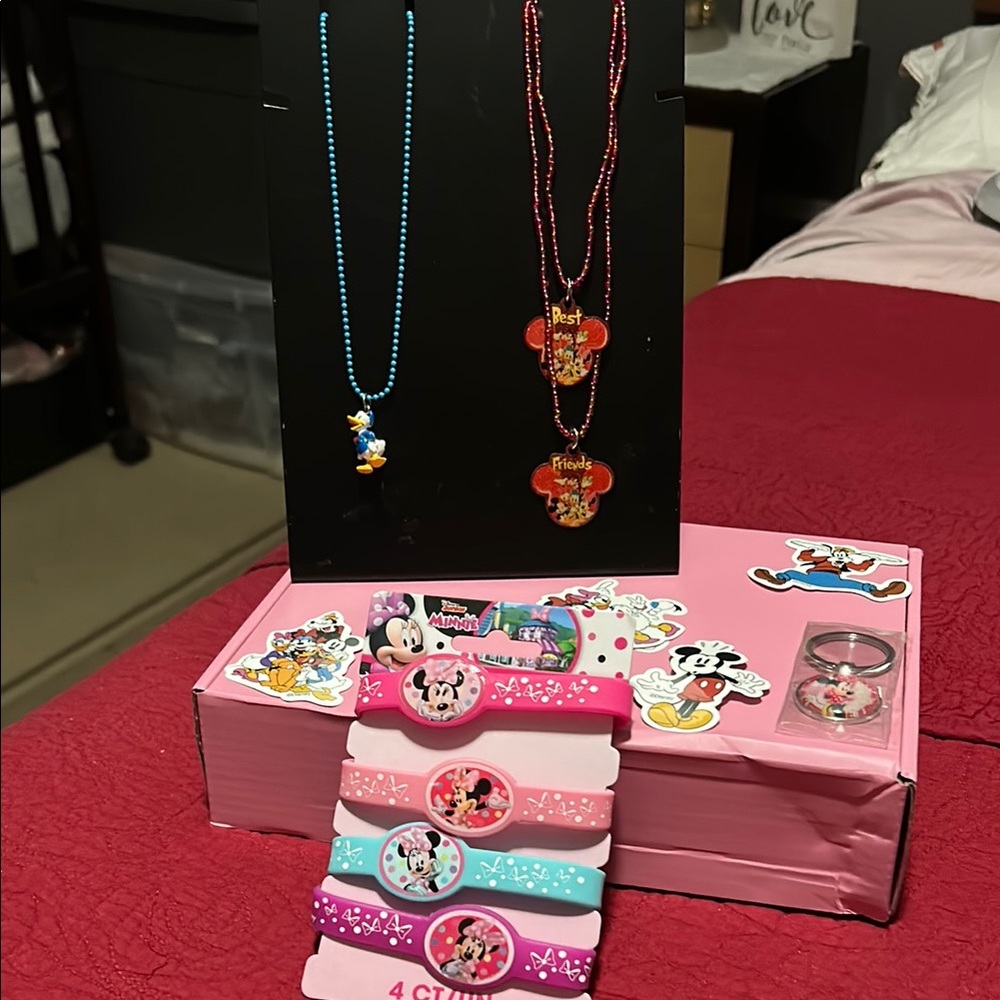 Disney Pink and Red Jewelry Collection